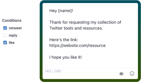 tweet-hunter-direct-message-auto-dm
